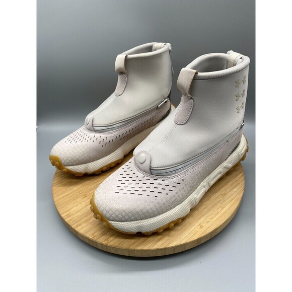 Under Armour Shoes Mens 8 WMNS 9.5 Summit Fat Tire Trail Running Beige 3024921 - Picture 7 of 14